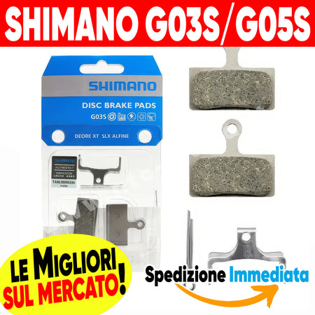 2x PASTIGLIE Freno SHIMANO G05S G03S DEORE XTR SLX ALFINE M9000 M9020 M987 – vista 8
