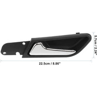 Maniglia interna anteriore ->SINISTRA Guida Nera MERCEDES->Classe A W169 B W245