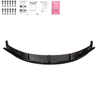 Splitter anteriore per BMW Serie 3 F30 M-Pack 2012-2019 con alette e omologazion