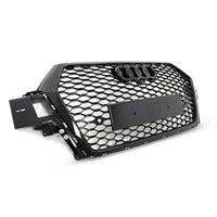 per AUDI Q7 4M 2015-2019 Griglia Anteriore RSQ7 Look Nero Lucido