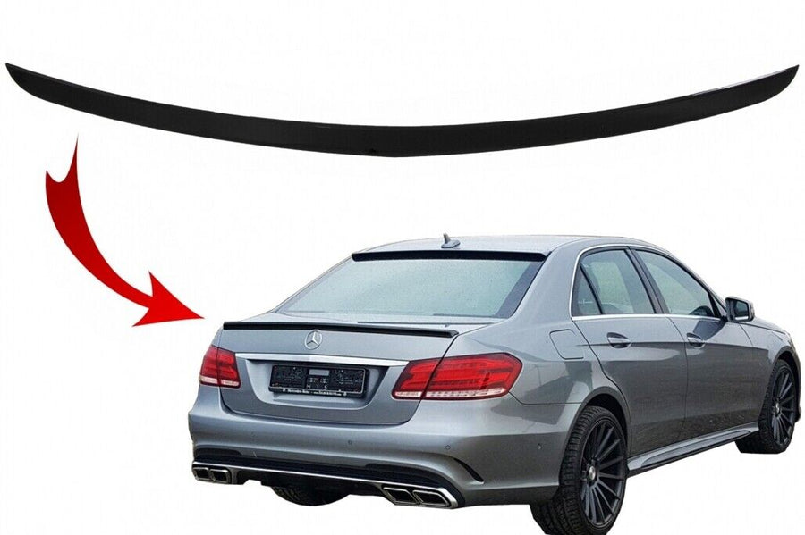 Spoiler per bagagliaio per Mercedes Classe E W212 (2009-2016) Piano Black