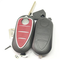 GUSCIO CHIAVE TELECOMANDO 3 TASTI PER ALFA ROMEO,MITO GIULIETTA +LOGO-3D