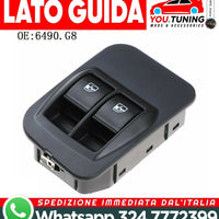 Pulsantiera Alzavetri LATO GUIDA Peugeot ,Citroen Nemo Fiat Fiorino 6490.G8