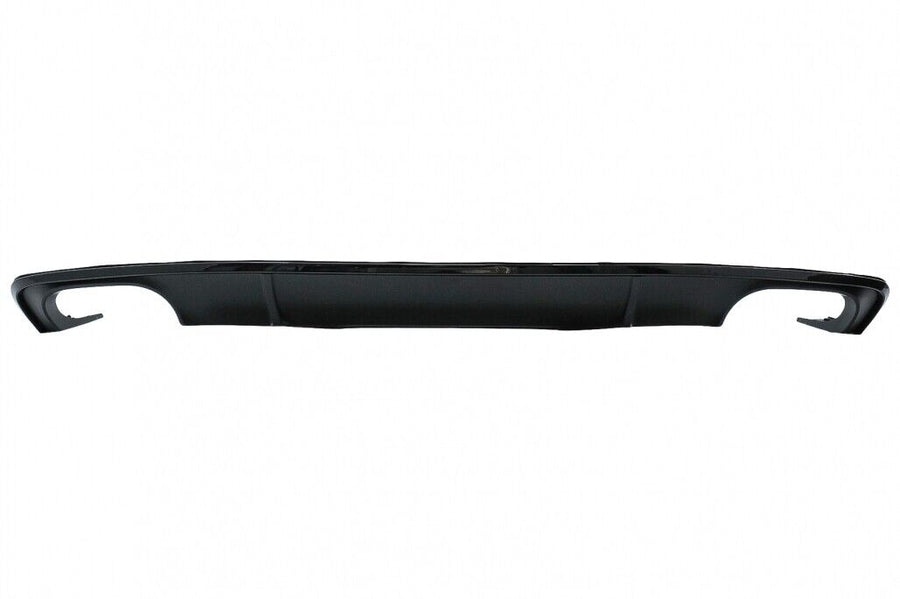 Diffusore per paraurti posteriore per Audi A4 B9 8W Sedan Avant (2016-2018) Nero
