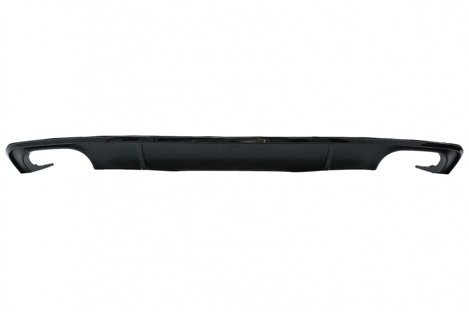 Diffusore per paraurti posteriore per Audi A4 B9 8W Sedan Avant (2016-2018) Nero