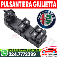 Pulsantiera Alzavetro console ALFA ROMEO Giulietta 2010-2020 940 ALTA QUALITA'