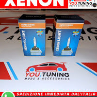 Kit Lampadine Auto BI-XENON D1S, Luci RICAMBIO XENON Lampade 6000K 10000 LM