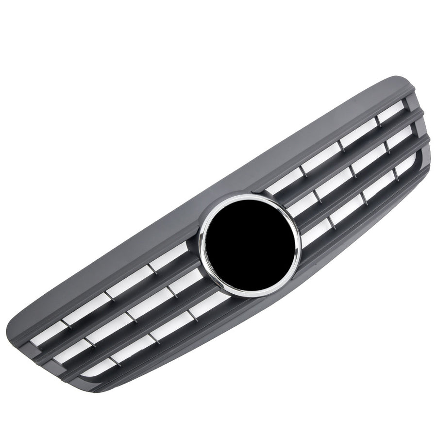 Griglia griglia sportiva per Mercedes W220 S 1998-2002 nero opaco AMG LOOK