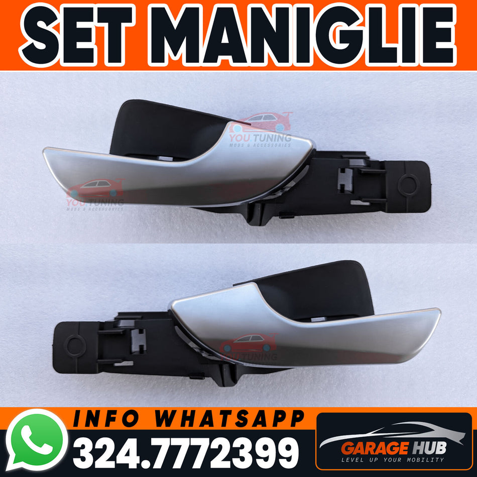 ⭐SET MANIGLIE GIULIETTA SATINATE ANTERIORE DESTRA+SINISTRA - ALTISSIMA QUALITA'