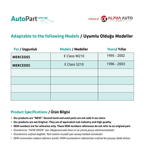 Coperchio antenna GPS Mercedes Classe E W210 S210