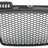 Griglia anteriore senza badge per Audi A4 B7 (2004-2008) RS4 nero opaco