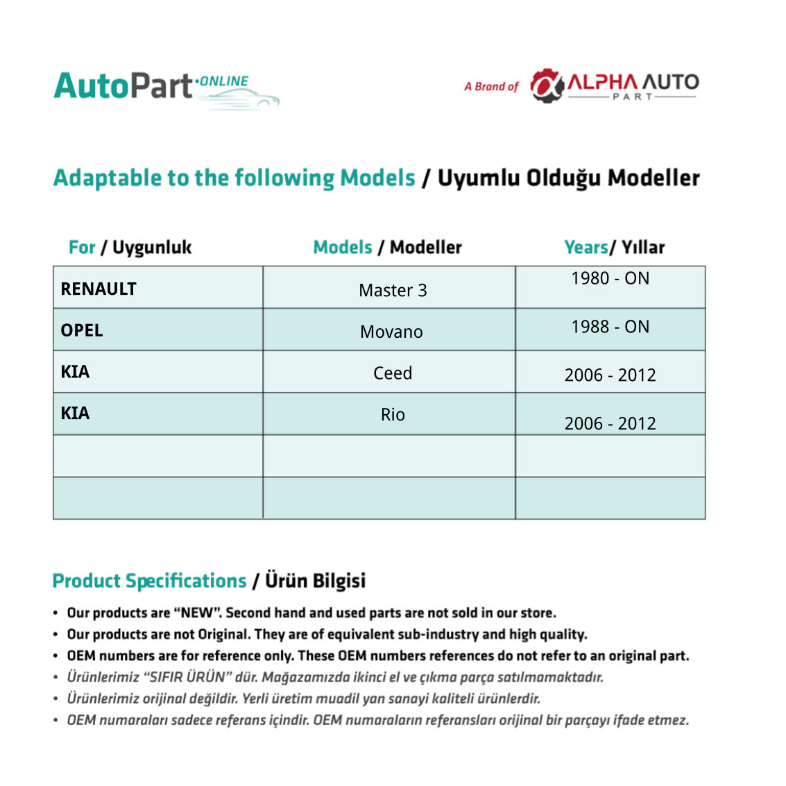 Motorino alzacristalli sinistro Renault Opel Kia – vista 2