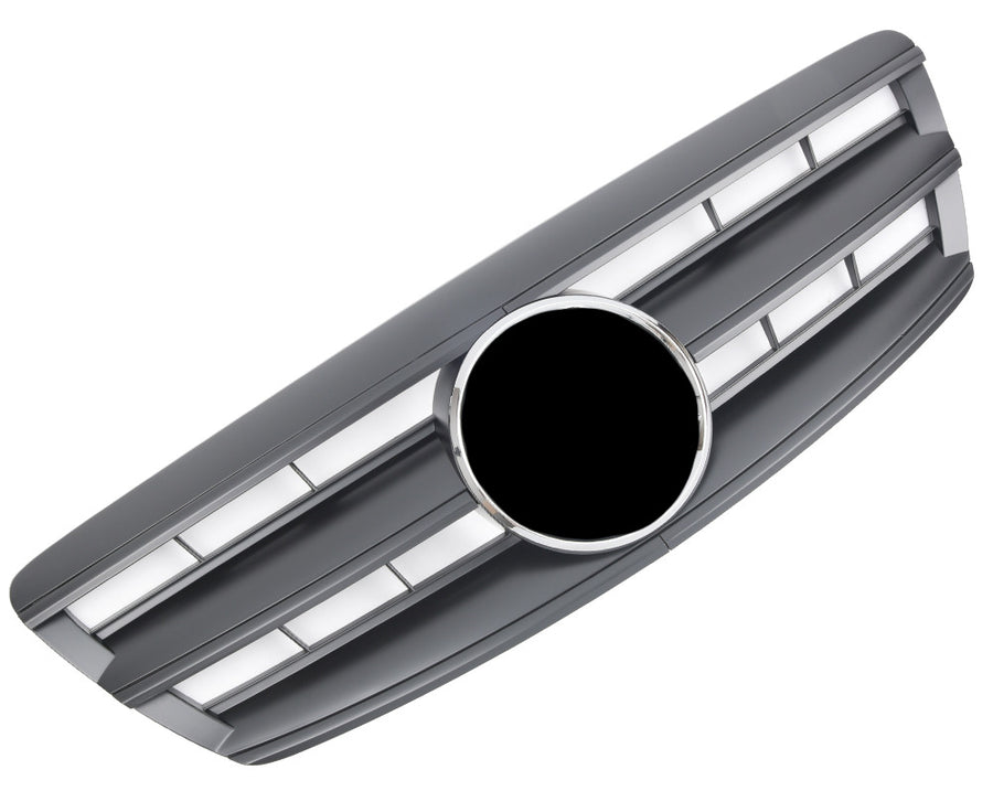 Griglia sportiva per Mercedes W220 S dal 10/2002 nero opaco AMG LOOK