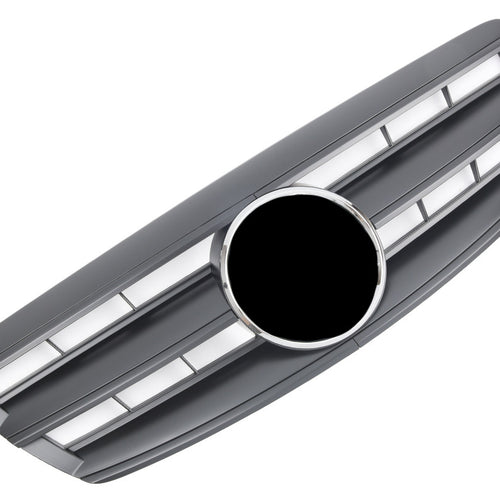 Griglia sportiva per Mercedes W220 S dal 10/2002 nero opaco AMG LOOK
