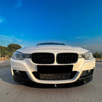 Splitter anteriore per BMW Serie 3 F30 M-Pack 2012-2019 con alette e omologazion