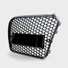per AUDI A5 8T 2012-2016 Griglia Radiatore RS5 Design Nero Lucido