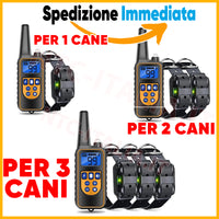 PER 1-2-3 CANI⭐COLLARE TELECOMANDO 800m ADDESTRAMENTO CANE SCOSSA,ELETTRICO LCD