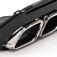 Diffusore Paraurti Posteriore per Mercedes Classe C W205 S205 (2014-2020) C63S D