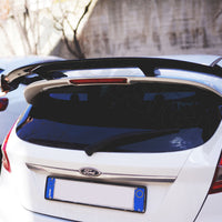 ✨Alettone Posteriore Tetto Ford Fiest VI VII MK6 MK7 Nero Lucido in Vetroresina