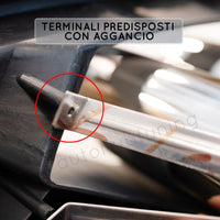 ➡️per AUDI A4 B8 2012-2015 DIFFUSORE Posteriore Replica ABT RS4 + TERMINALI INOX