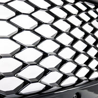 Griglia Calandra a Nido D'ape RS5 Look Nero Total Black per Audi A5 8T 2007-2011
