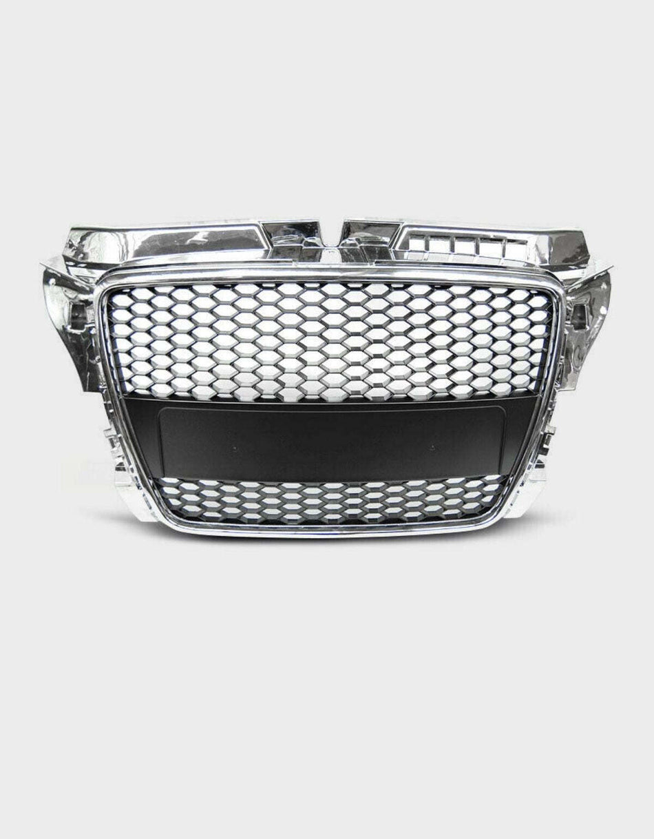per AUDI A3 8P 8PA 2008-2012 Griglia Anteriore RS3 Look Cromato