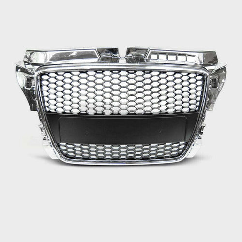 per AUDI A3 8P 8PA 2008-2012 Griglia Anteriore RS3 Look Cromato