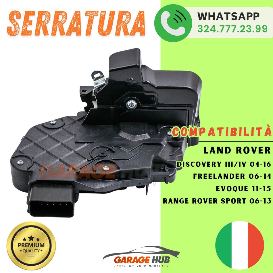 Serratura Porta Attuatore Anteriore Destra Passeggero Range Rover Evoque