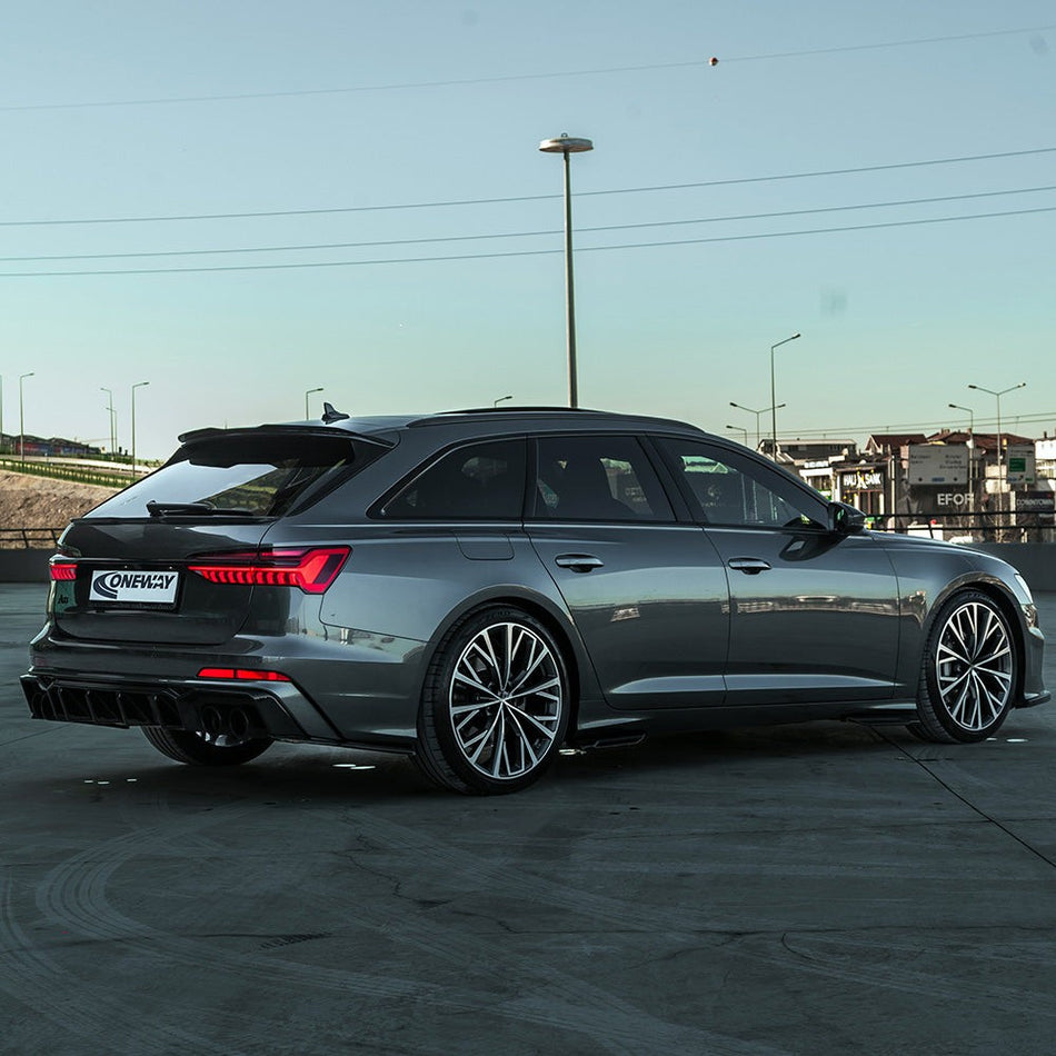 Minigonne laterali compatibili con AUDI S6 / A6 S-Line C8 (berlina-vant) 2019+