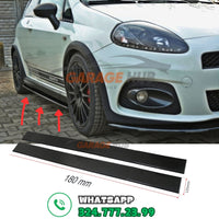 Sotto MINIGONNE NERO LUCIDO per AUDI A1, TT, GOLF 4 5 6 7, Peugeot 206 207