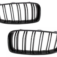 Griglie renali centrali per BMW Serie 4 F32 F33 F36 (2013-03.2019) Doppia strisc