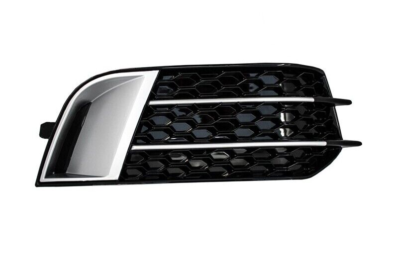 Griglie laterali Coperture fendinebbia per Audi A1 8X (2010-2015) RS1 Design Ner