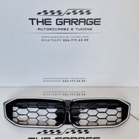 GRIGLIA LED a Nido d'ape per BMW SERIE 3 G20 G28 - >2023-2025 Bianco Ghiaccio