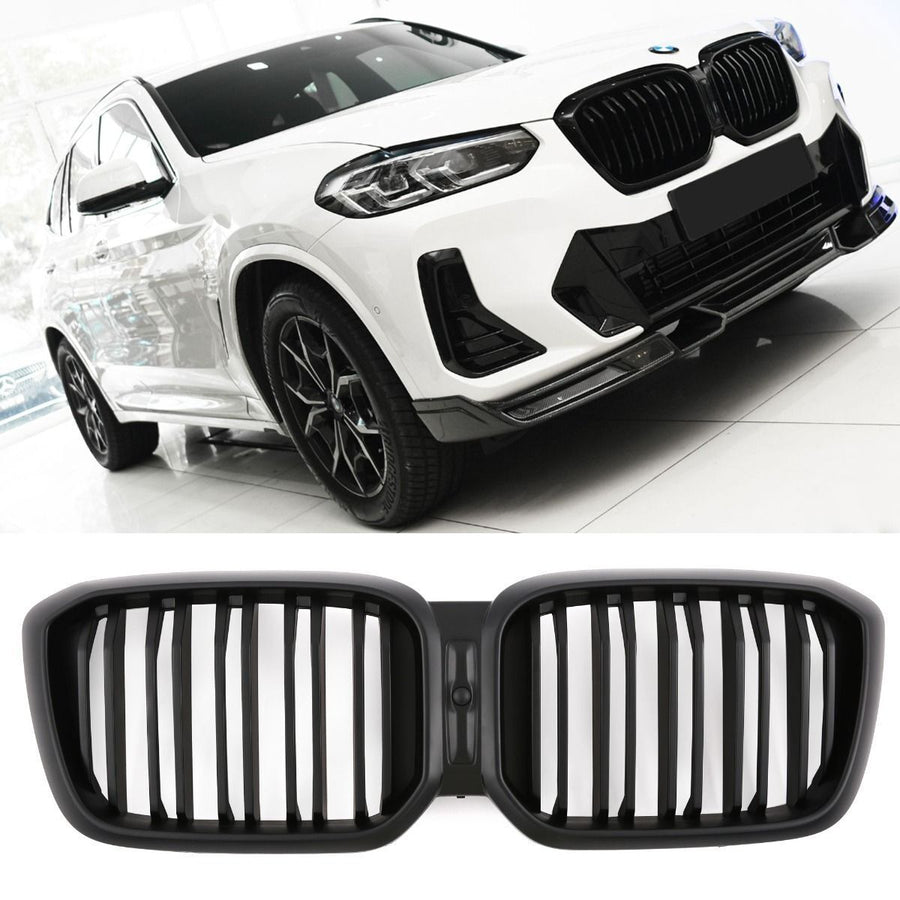 per BMW X3 X4 G01 G02 LCI GRIGLIA NERO OPACO