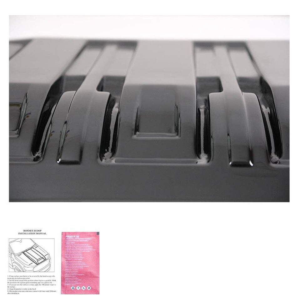 Presa d'aria per cofano per FORD Ranger T9 2022+ (Nero lucido)