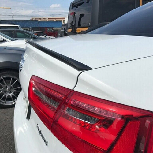 Spoiler per bagagliaio per Audi A6 C7 4G 4 porte (2011-2018) Nero opaco