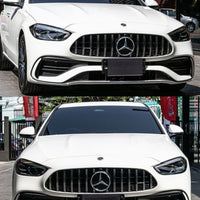 per Mercedes C W206 S206 AMG-Line Griglia Radiatore Panamericana GT