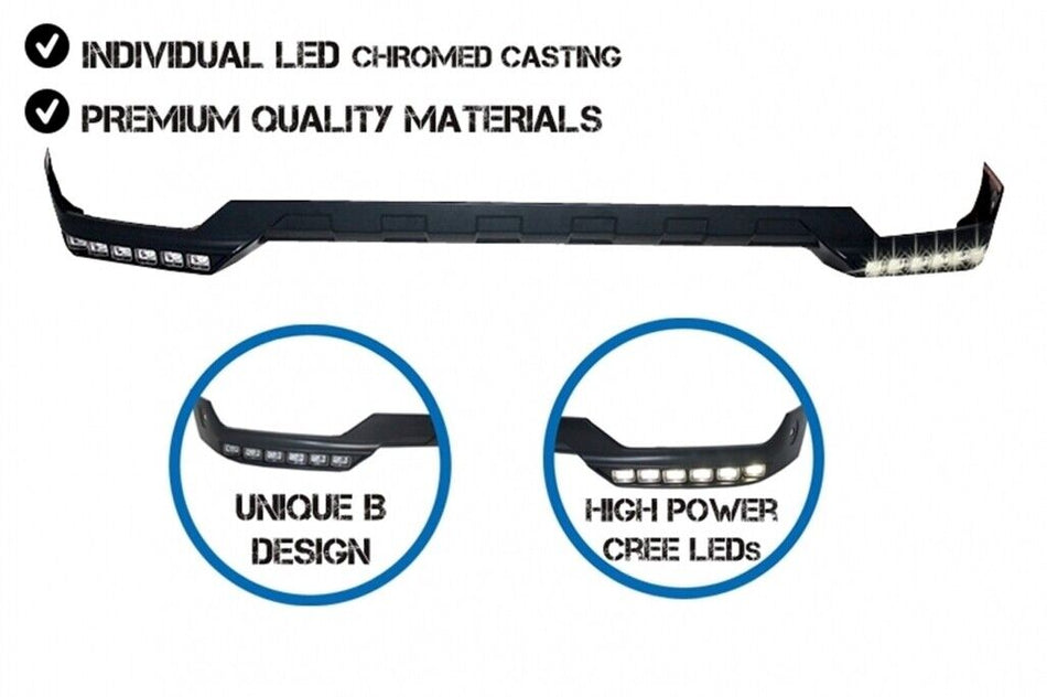 Estensione DRL LED spoiler paraurti anteriore per Mercedes Classe G W463 (1989-2