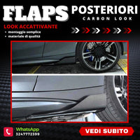 Coda Minigonne Flaps Posteriore Flaps CARBON LOOK BMW FIAT FORD MERCEDES OPEL