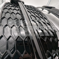 Griglie FENDINEBBIA Look RS per AUDI Q5 SUV, 8R Restyle 2012-2016 - TOTAL BLACK