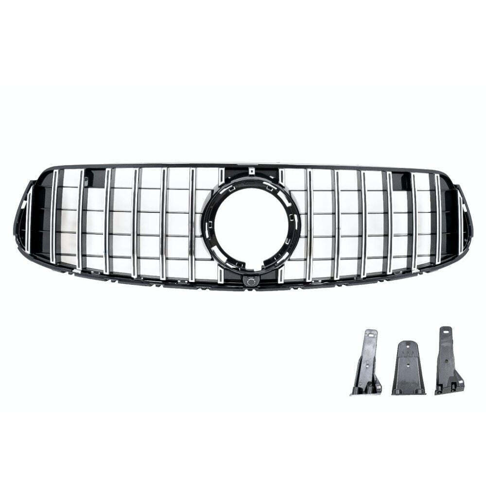 per Mercedes GLC W253 2019-2022 Griglia Radiatore GT AMG 63 Look – vista 3