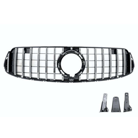 per Mercedes GLC W253 2019-2022 Griglia Radiatore GT AMG 63 Look – vista 3