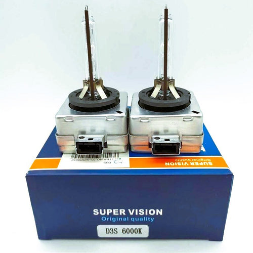 Kit Lampadine Auto BI-XENON D1S, Luci RICAMBIO XENON Lampade 6000K 10000 LM