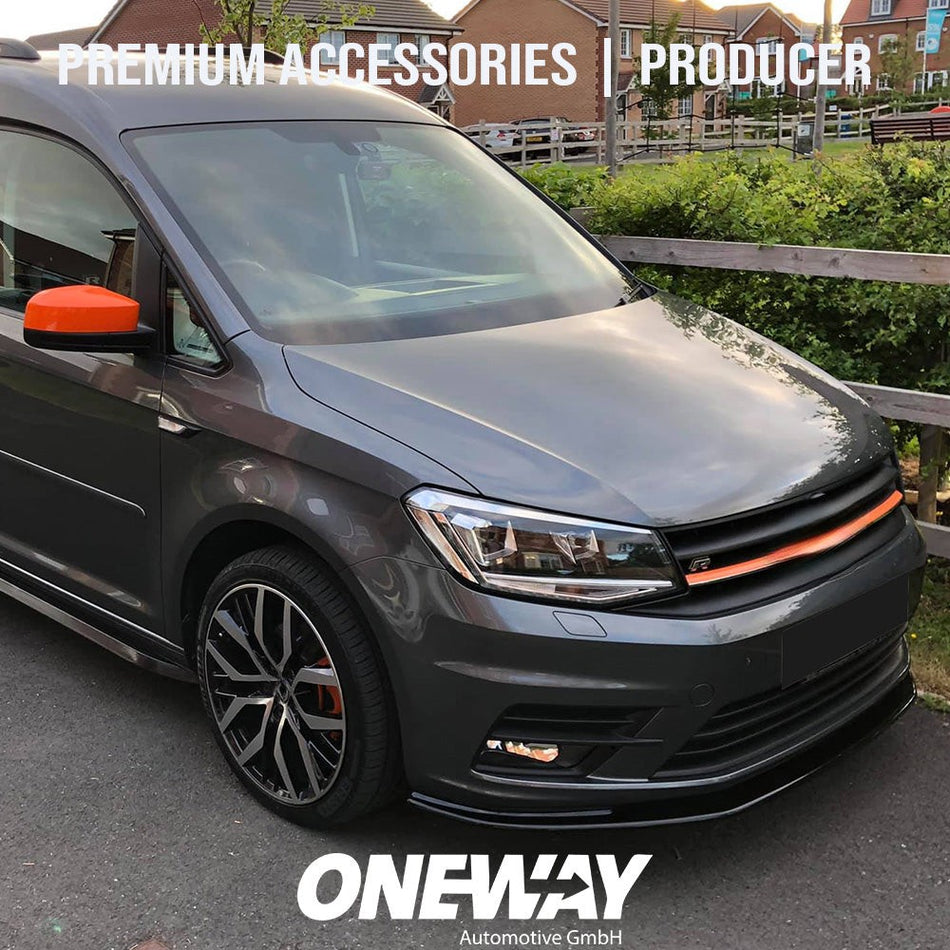 Splitter anteriore per VW VOLKSWAGEN Caddy MK4 2015-2021 con omologazione ABE TÜ