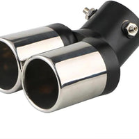 Doppi Terminali INOX Auto 62mm Curvati per scarichi marmitte✅da 3,8cm a 5,7cm
