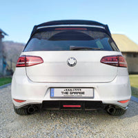 DIFFUSORE POSTERIORE con LED per VW GOLF 7.5 dal 2017  Nero Lucido