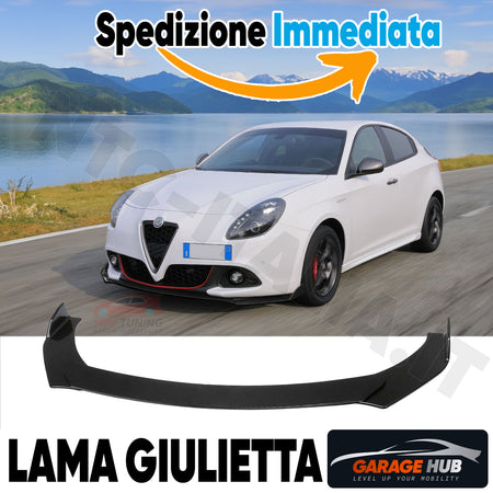 SOTTO PARAURTI LOOK VELOCE per ALFA ROMEO GIULIETTA LAMA SPLITTER FRONTALE – vista 14