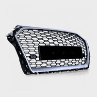 per AUDI A3 8V 2016-2020 Griglia Anteriore Sport RS Nero Argento