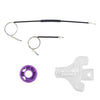 Kit Riparazione Alzacristalli Posteriore Sinistro per VW Polo 05-09