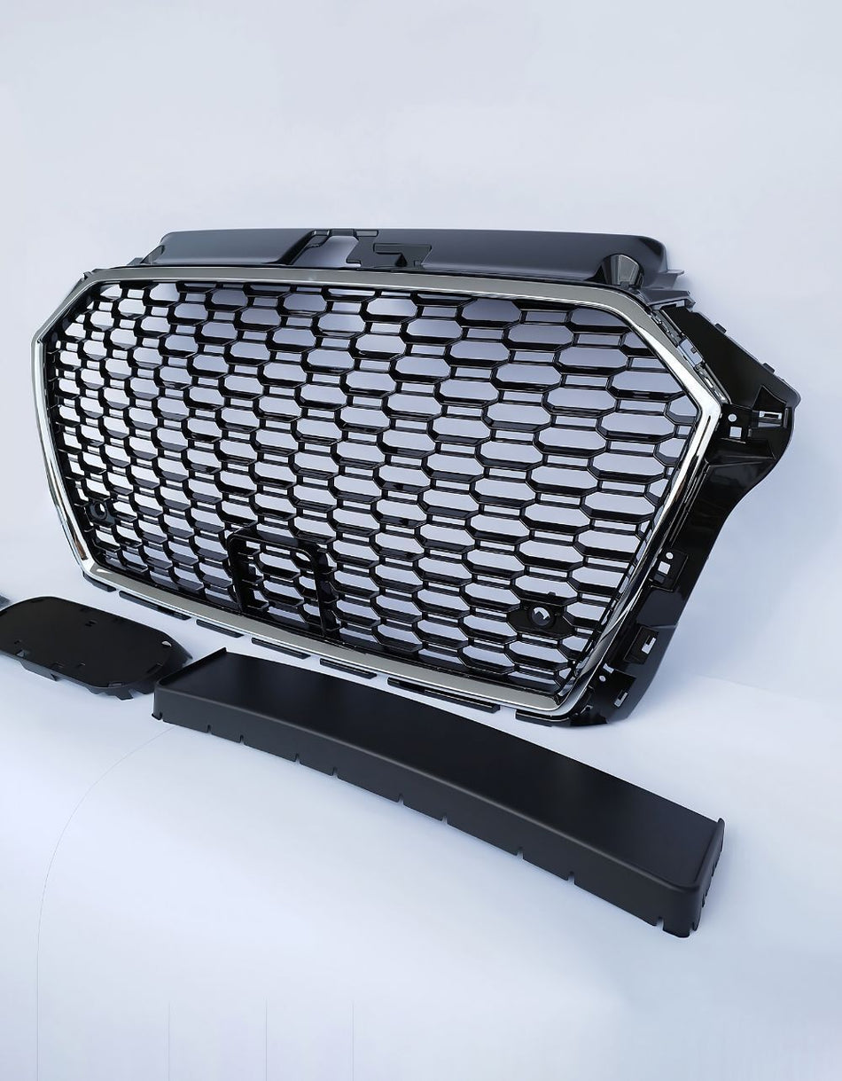 per AUDI A3 8V 2016-2020 Griglia Anteriore RS3 Look a Nido D'ape